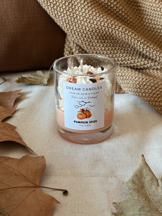 VELA EM COPO PUMPKIN SPICE