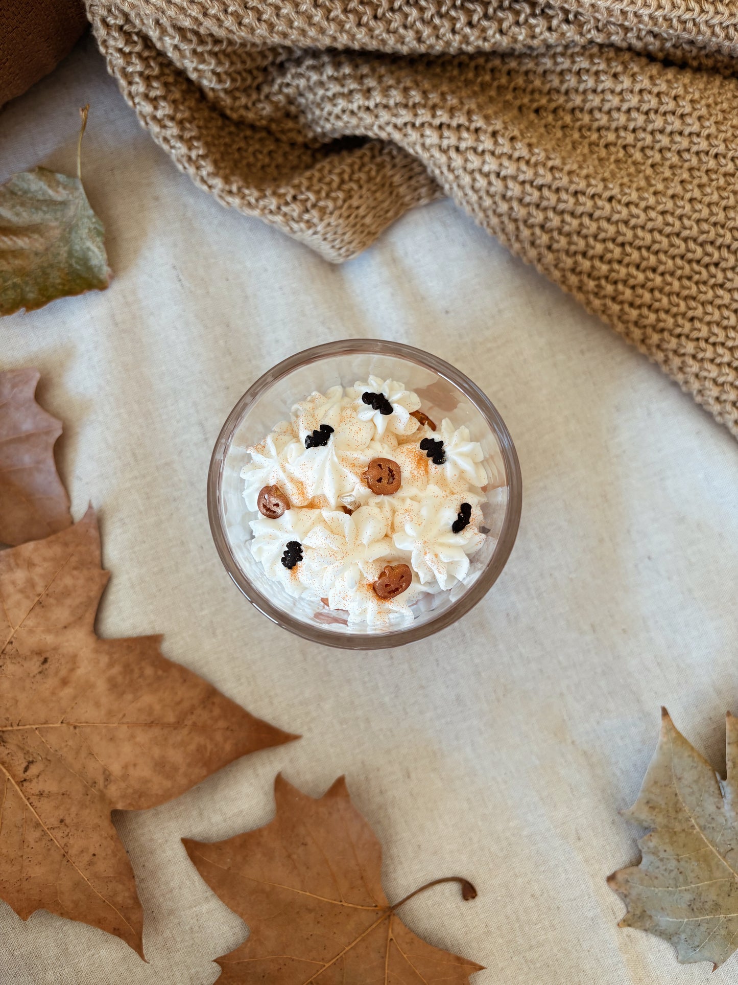 VELA EM COPO PUMPKIN SPICE
