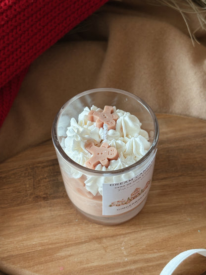 VELA EM COPO GINGERBREAD