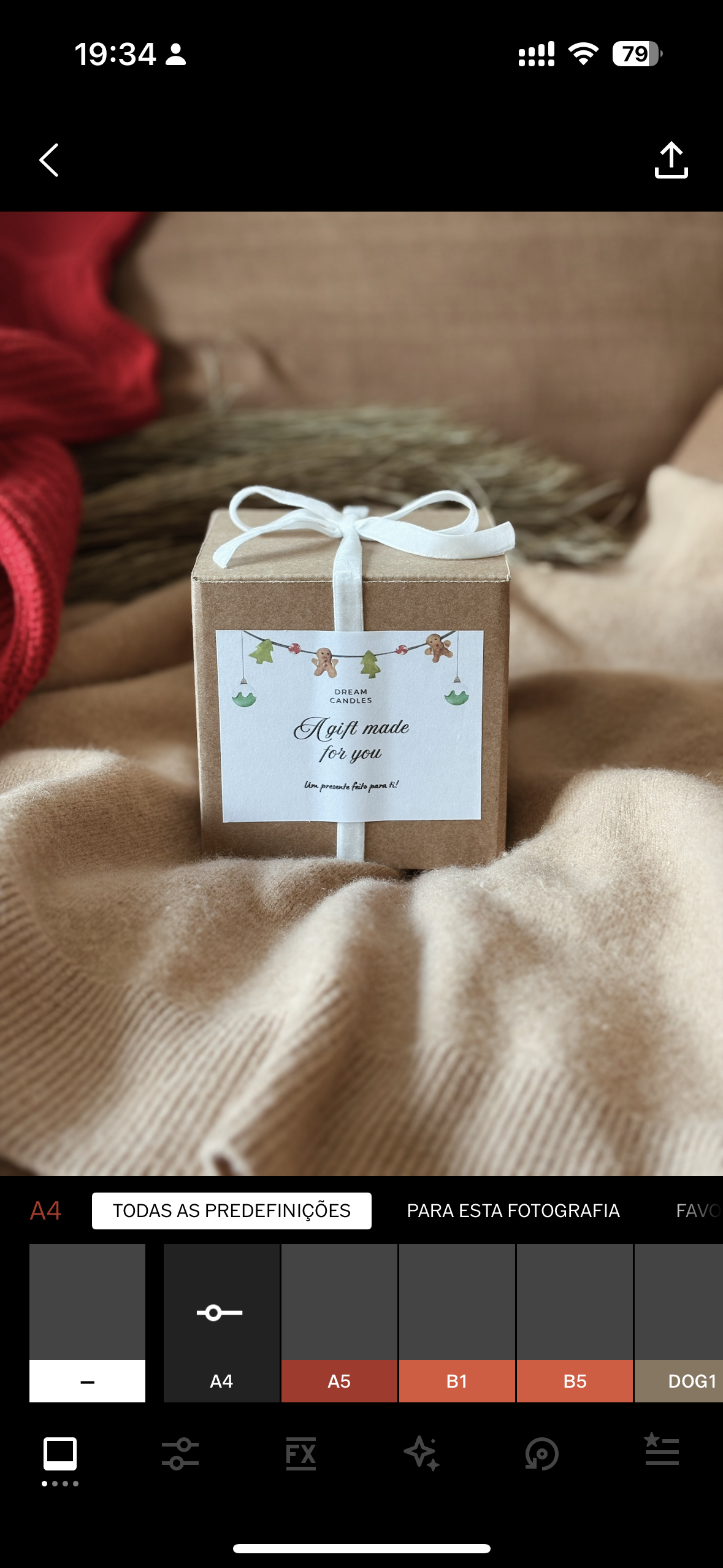 VELA EM COPO GINGERBREAD