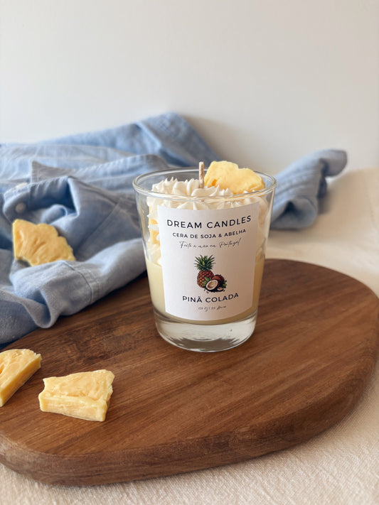 VELA EM COPO PIÑA COLADA