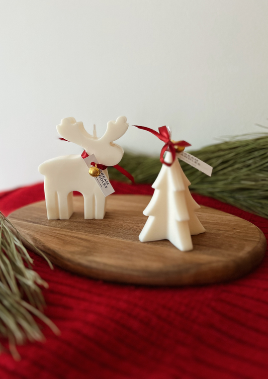 RENA E ÁRVORE DE NATAL